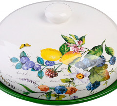 Блюдо для блинов с крышкой «Лесные ягоды с лимонами» - Фото 1