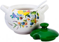 Сахарница с крышкой и ложкой «Лесные ягоды с лимонами» - Фото 2