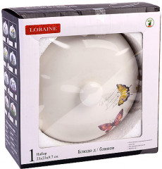 Блюдо для блинов с крышкой «Бабочки в саду» - Фото 4