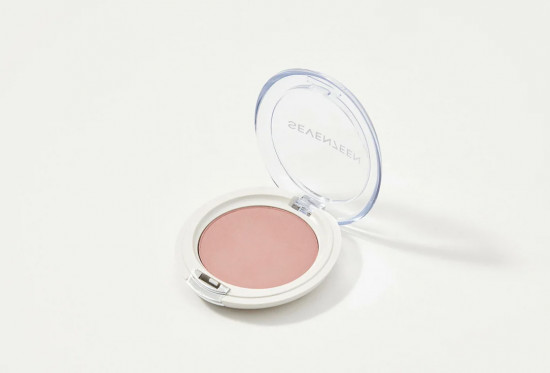 Румяна матовые шелковистые компактные «Natural matte silky blusher», оттенок 1 Пыльный розовый