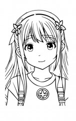 Аниме-персонажи. Рисуй и раскрашивай. Блокнот для творчества - Фото 6