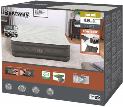 Кровать надувная со встроенным электронасосом «Queen» - Фото 10