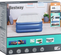 Кровать надувная со встроенным электронасосом «Queen» - Фото 6