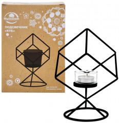 Подсвечник декоративный «Куб» - Фото 2