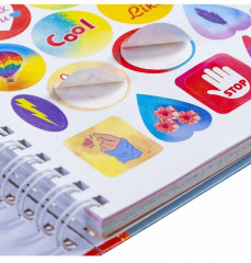 Блокнот-мотиватор для девочек с наклейками «Расправь крылья мечты» - Фото 5