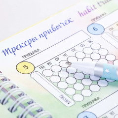 Блокнот-мотиватор для девочек с наклейками «Расправь крылья мечты» - Фото 7