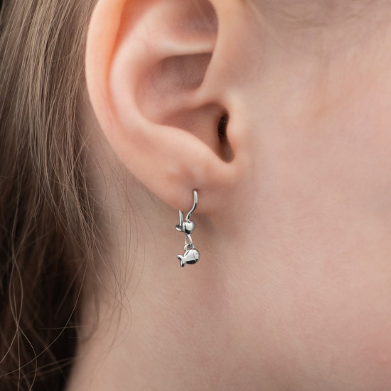 Серьги из серебра