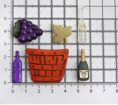 Набор пуговиц-фигурок «Винодел» - Фото 1