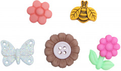 Набор пуговиц-фигурок «Лесная поляна» - Фото 1