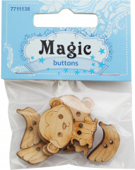 Набор пуговиц-фигурок «Мартышка и бананы» - Фото 3