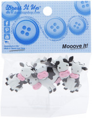 Набор пуговиц-фигурок «Му-ууу» - Фото 3