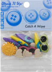 Набор пуговиц-фигурок «Поймай волну» - Фото 1