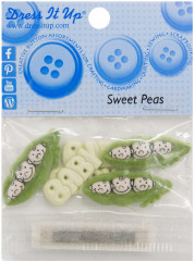 Набор пуговиц-фигурок «Сладкий горошек» - Фото 1