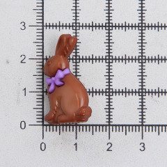 Набор пуговиц-фигурок «Шоколадные зайчики» - Фото 3