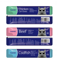 Набор пюре для кошек «Курица, треска, говядина» - Фото 1