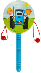 Бубен-стучалка «Синий трактор» - Фото 1