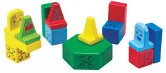 Набор кубиков People Blocks (31элемент) и игровой коврик - Фото 4