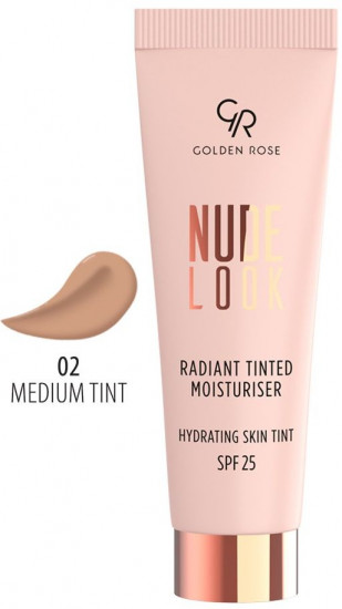Тональный крем для лица «Nude Look» SPF 25, оттенок 02 Medium