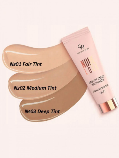 Тональный крем для лица «Nude Look» SPF 25, оттенок 02 Medium