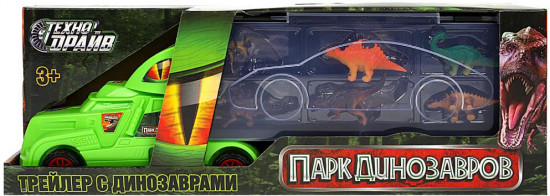 Набор игровой «Трейлер с динозаврами»