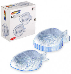 Набор тарелок «Marine» (19,6х16 см, 6 шт) - Фото 1