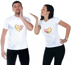 Валентинки-наклейки «В моем сердце только он!» - Фото 1