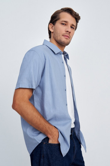 Рубашка мужская с коротким рукавом