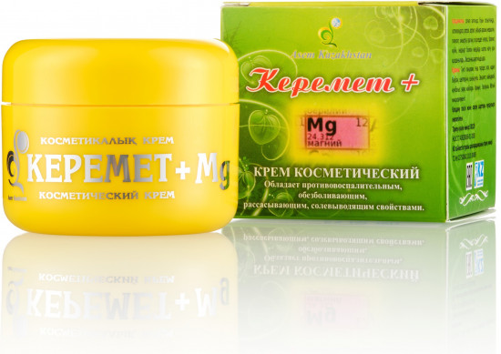 Крем косметический «Керемет +Mg»