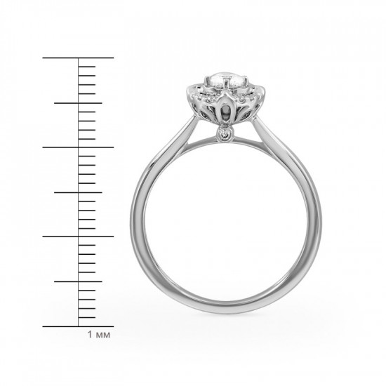 Кольцо из золота с бриллиантами