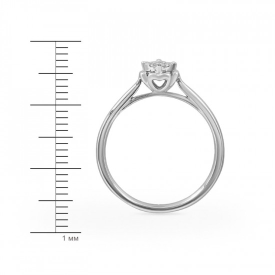 Кольцо из золота с бриллиантами