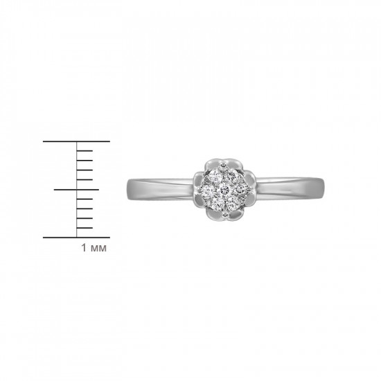 Кольцо из золота с бриллиантами