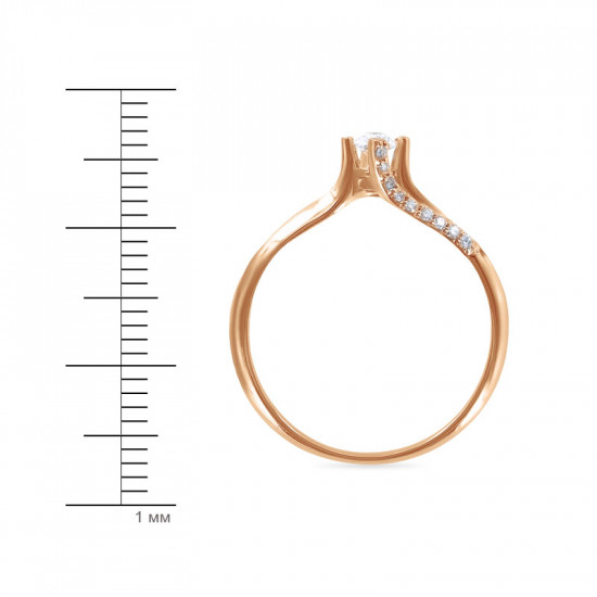 Кольцо из золота с бриллиантами