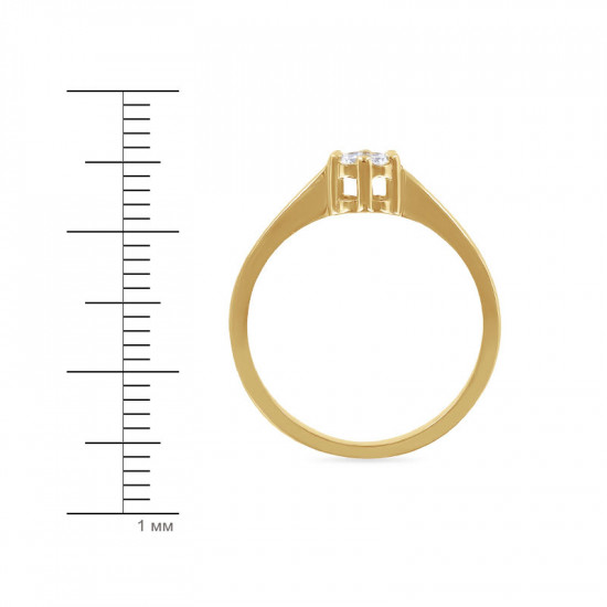 Кольцо из золота с бриллиантами