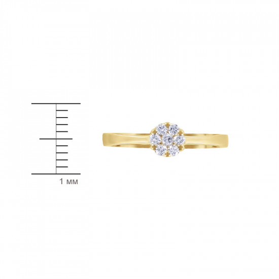 Кольцо из золота с бриллиантами