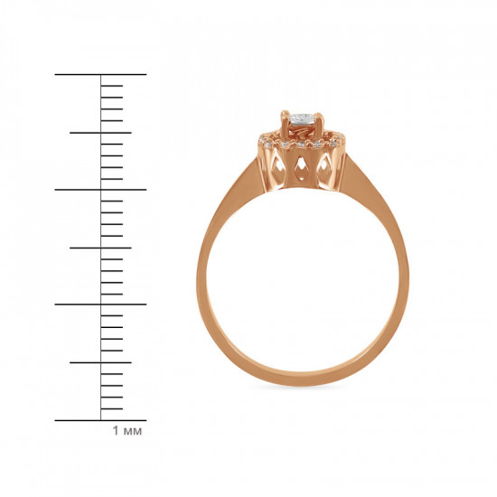 Кольцо из золота с бриллиантами