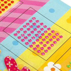 Набор для творчества с наклейками «Бабочки и сердечки», в ассортименте - Фото 1