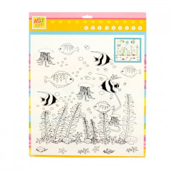 Набор для творчества с наклейками «Бабочки и сердечки», в ассортименте - Фото 2