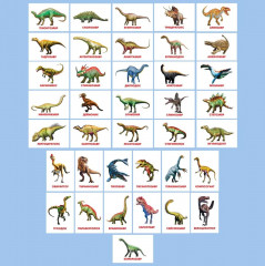 Карточки развивающие «Динозавры» - Фото 3
