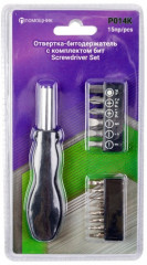 Отвертка-битодержатель c комплектом бит - Фото 2