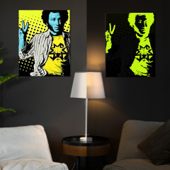 Картина по номерам со светящейся краской «Дивный гений» - Фото 3