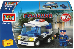 Конструктор «Полицейский на машине» - Фото 1