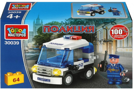 Конструктор «Полицейский на машине»