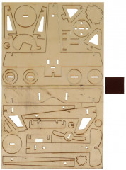 Конструктор деревянный «Самолёт» - Фото 1