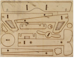 Конструктор деревянный «Самолёт» - Фото 3