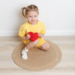 Игрушка с вишнёвыми косточками «Сердце» - Фото 3