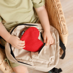 Игрушка с вишнёвыми косточками «Сердце» - Фото 4