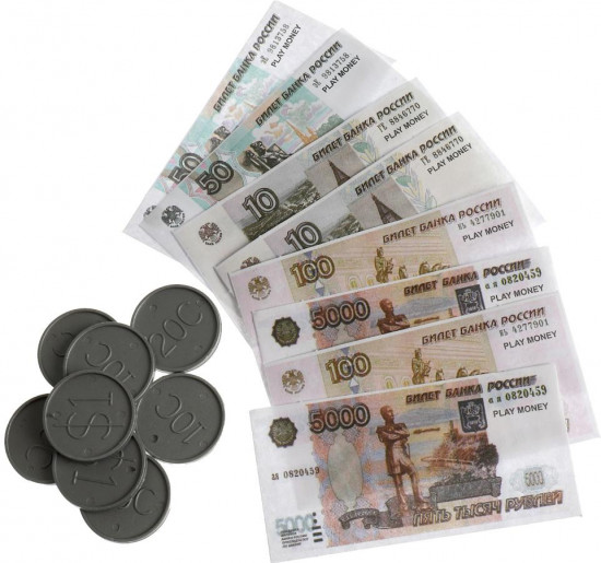 Деньги игровые для кассы