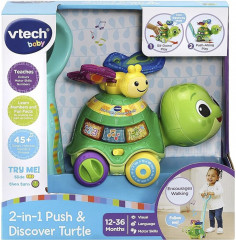 Каталка интерактивная «Черепаха - толкай и изучай» - Фото 2
