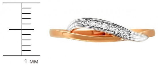 Кольцо из золота с бриллиантами