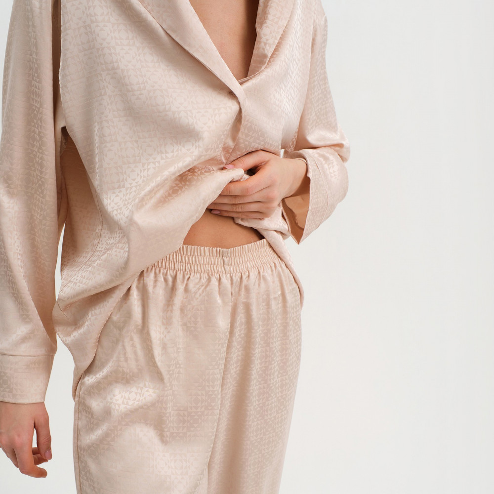 Пижама женская «Треугольники» | Silk | KAFTAN | Фото 5
